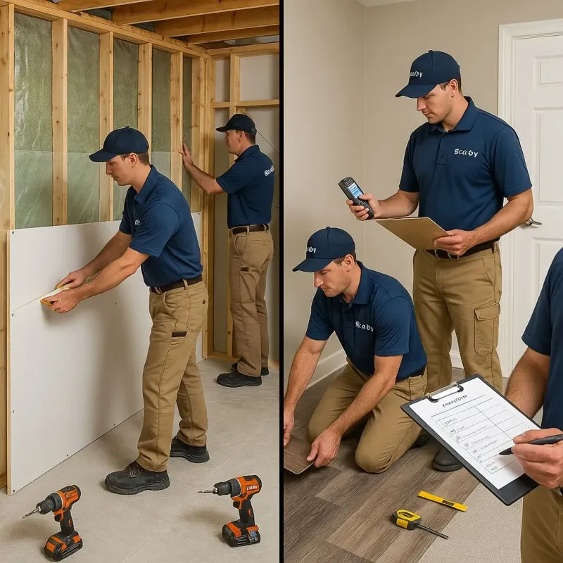 Repairs and Reconstruction process in Rainbow, CA